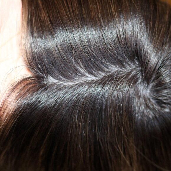 Gorgeous Ombre Silk Human Hair Topper | MadisonWigsCollection - Picture 9 of 11